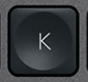 K Touche de remplacement AZERTY (FR) Noir Logitech MX Keys