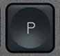 P Touche de remplacement AZERTY (FR) Noir Logitech MX Keys
