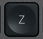 Z Touche de remplacement AZERTY (FR) Noir Logitech MX Keys