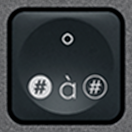 à / ° Tasto di ricambio QWERTY (IT) Nero Logitech MX Keys