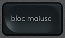 Bloc Maiusc Tasto di ricambio QWERTY (IT) Nero Logitech MX Keys