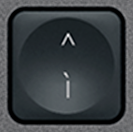 ì / ^ Tasto di ricambio QWERTY (IT) Nero Logitech MX Keys