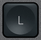 L Tasto di ricambio QWERTY (IT) Nero Logitech MX Keys