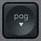 Pag Giù Tasto di ricambio QWERTY (IT) Nero Logitech MX Keys