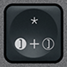 + / * Tasto di ricambio QWERTY (IT) Nero Logitech MX Keys