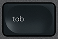 Tab Tasto di ricambio QWERTY (IT) Nero Logitech MX Keys