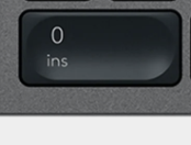0 (Num) Touche de remplacement Logitech MX Keys