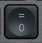0 / = Touche de remplacement Logitech MX Keys