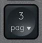 3 (Num) Touche de remplacement Logitech MX Keys