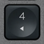 4 (Num) Touche de remplacement Logitech MX Keys