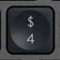 4 / $ Touche de remplacement Logitech MX Keys