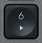 6 (Num) Touche de remplacement Logitech MX Keys