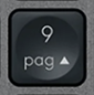 9 (Num) Replacement key QWERTY (IT) Black Logitech MX Keys