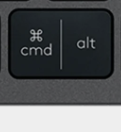 Cmd / Alt (L) Replacement key Logitech MX Keys