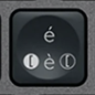 è / é Replacement key Logitech MX Keys