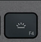 F4 Touche de remplacement QWERTY (IT) Noir Logitech MX Keys