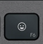 F6 Replacement key QWERTY (IT) Black Logitech MX Keys