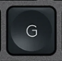G Replacement key Logitech MX Keys