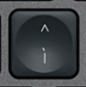 ì / ^ Replacement key QWERTY (IT) Black Logitech MX Keys