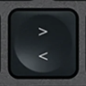 < / > Replacement key Logitech MX Keys