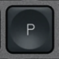 P Touche de remplacement QWERTY (IT) Noir Logitech MX Keys