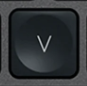 V Touche de remplacement QWERTY (IT) Noir Logitech MX Keys