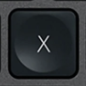 X Touche de remplacement QWERTY (IT) Noir Logitech MX Keys
