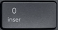 0 (Num) Touche de remplacement Logitech ERGO K860