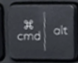 Cmd / Alt (L) Touche de remplacement Logitech ERGO K860