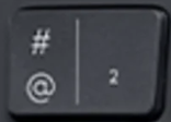 # / @ Touche de remplacement Logitech ERGO K860