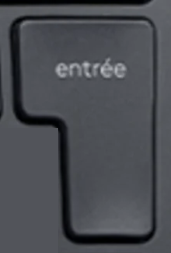 Entrée — Logitech ERGO K860 compatible replacement key