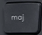 Shift (L) — Logitech ERGO K860 compatible replacement key
