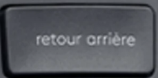 Retour arrière — Logitech ERGO K860 compatible replacement key