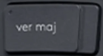 Verr. Maj — Logitech ERGO K860 compatible replacement key