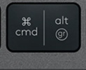 Alt Gr (R) Replacement key Logitech Signature Slim K950