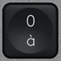 0 / à Tasto di ricambio Logitech MX Keys for Mac