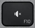 F10 Reservetast AZERTY (FR) Svart Logitech MX Keys for Mac