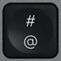# / @ Tasto di ricambio Logitech MX Keys for Mac