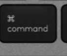 Cmd (R) Replacement key Logitech MX Keys for Mac