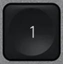 1 (Num) Touche de remplacement Logitech MX Keys for Mac