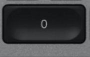 0 (Num) Touche de remplacement Logitech MX Keys for Mac