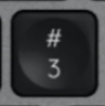 3 / £ Reservetast Logitech MX Keys for Mac