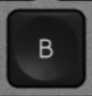 B Touche de remplacement Logitech MX Keys for Mac