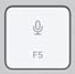 F5 Replacement key AZERTY (FR) White Apple Magic Keyboard