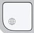 fn / π Replacement key AZERTY (FR) White Apple Magic Keyboard