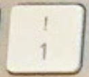 ! / 1 Replacement key Apple Magic Keyboard avec pavé numérique