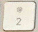 @ / 2 Replacement key Apple Magic Keyboard avec pavé numérique