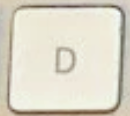 D Replacement key Apple Magic Keyboard avec pavé numérique