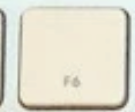 F6 Touche de remplacement QWERTY (US) Blanc Apple Magic Keyboard avec pavé numérique