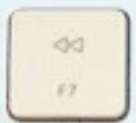 F7 Replacement key QWERTY (US) White Apple Magic Keyboard avec pavé numérique